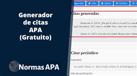 citar en apa online|Generador de citas APA gratuito [Versión 2024]